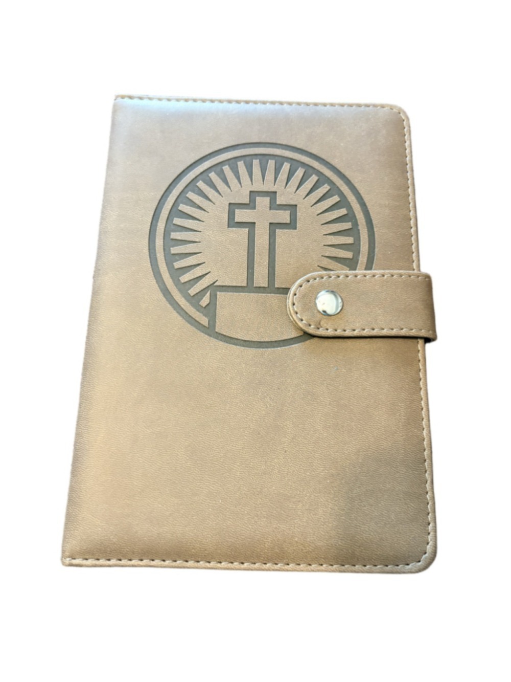 FineLife Products Faux-Leather Christian Journal with Magnetic Clasp NWT